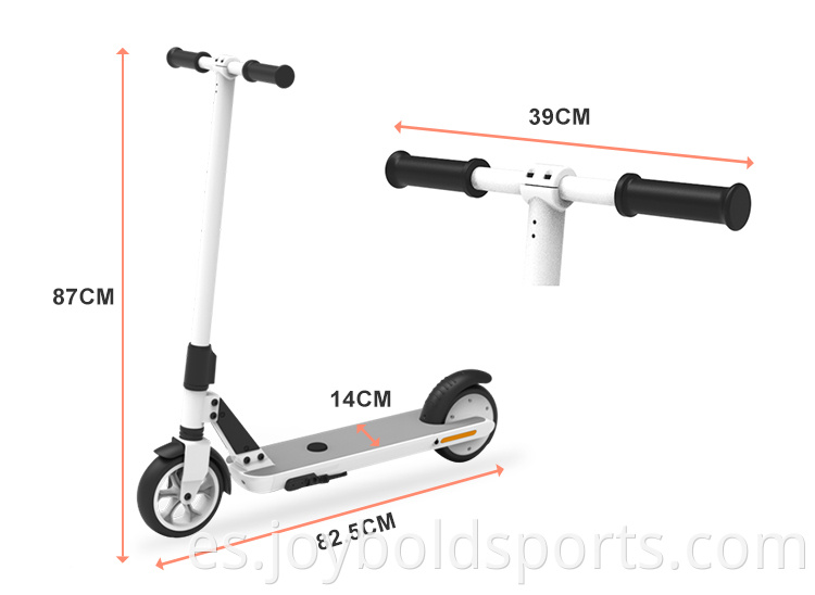 Europa mini plegable ligero barato de 6.5 pulgadas 2.5ah niños 2 ruedas patinete eléctrico para niños